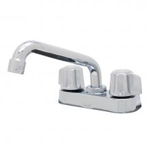 Gerber Plumbing G0749244 - Gerber Classics Two Metal Fluted Handle Laundry Faucet with 6 Inch Swing Spout Chrome