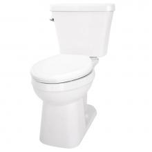 Gerber Plumbing GAV20817 - Elite 1.6gpf Simple CT ADA EL 10'' RI Combo: GAB21828 Bowl w/ GAL28895 Tank White