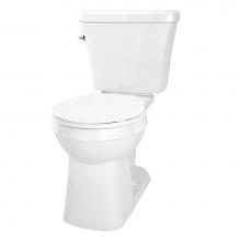 Gerber Plumbing GAV20852 - Elite 1.6gpf Simple CT ADA RF 12'' RI Combo: GAB21852 Bowl w/ GAL28890 Tank White