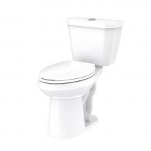 Gerber Plumbing GDF20528 - Viper 0.9/1.1gpf Dual Flush EL 12'' RI Combo: GWS21528 Bowl w/ GDF28528 Tank White
