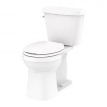 Gerber Plumbing GWS20852 - Elite 1.28gpf Simple CT ADA RF 12'' RI Combo: GAB21852 Bowl w/ GAH28890 Tank White