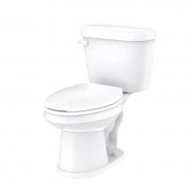 Gerber Plumbing GWS21110 - Maxwell SE 1.28gpf EL 10'' RI Combo: GSE21162 Bowl w/ GWS28175 Tank White