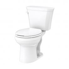 Gerber Plumbing GWS31500 - Viper 1.28gpf 10'' RI RF Combo: GVP31552 Bowl w/ GWS38595 Tank White