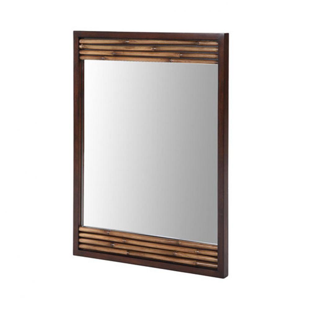 Bambu 26'' Mirror - Dark Bamboo
