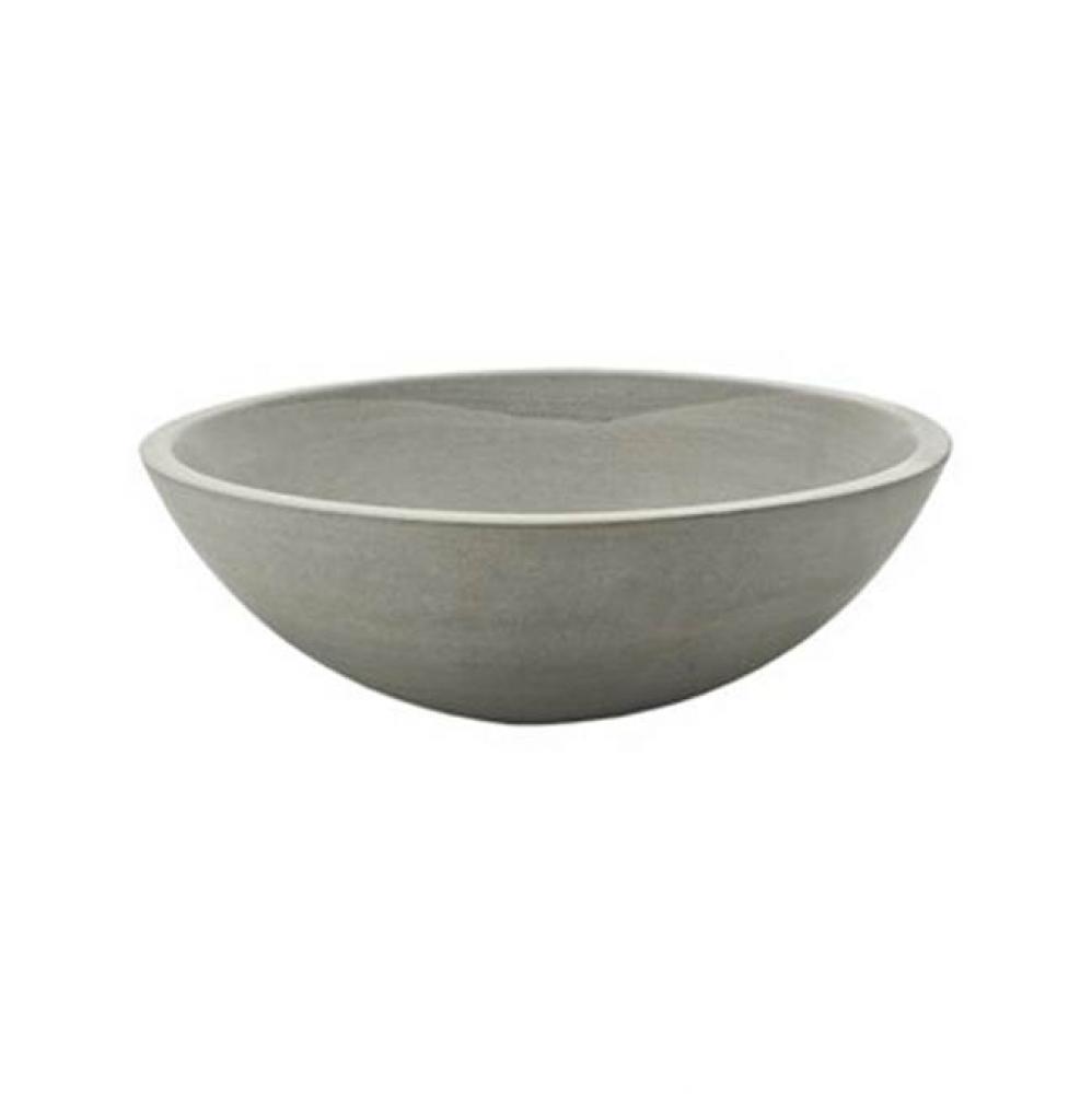 Round Stone Vessel - Gray Sandstone