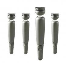 Ryvyr L-ARAS-38MDG - 38 cm (14.96'') Dove Gray Legs For Aras Vanity - Set of 4
