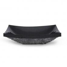 Ryvyr GRVE158RBKR - Rectangular Stone Vessel-Blk Granite (Rough Exterior)