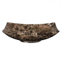 Ryvyr MAVE158RDE - Rectangular Stone Vessel -Dark Emperador