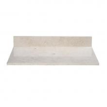 Ryvyr MAVT250CM - Stone Top - 25'' For Vessel Sink - Galala Beige Marble