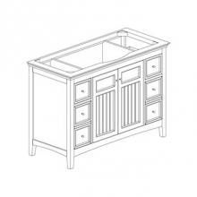 Ryvyr V-DANUBE-48WT - Danube 48'' Vanity - White