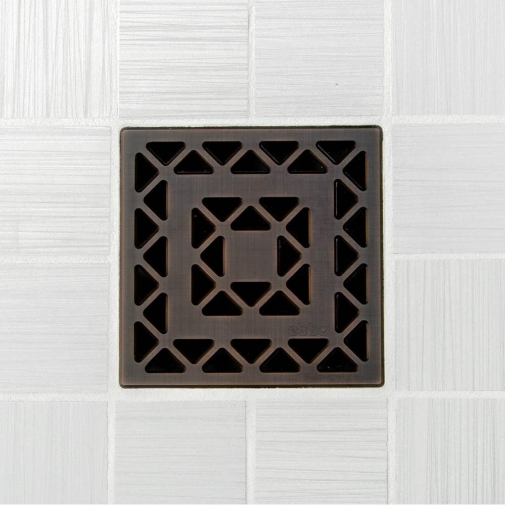 LATTICE - Oil Rubbed Bronze - Unique Drain Cover