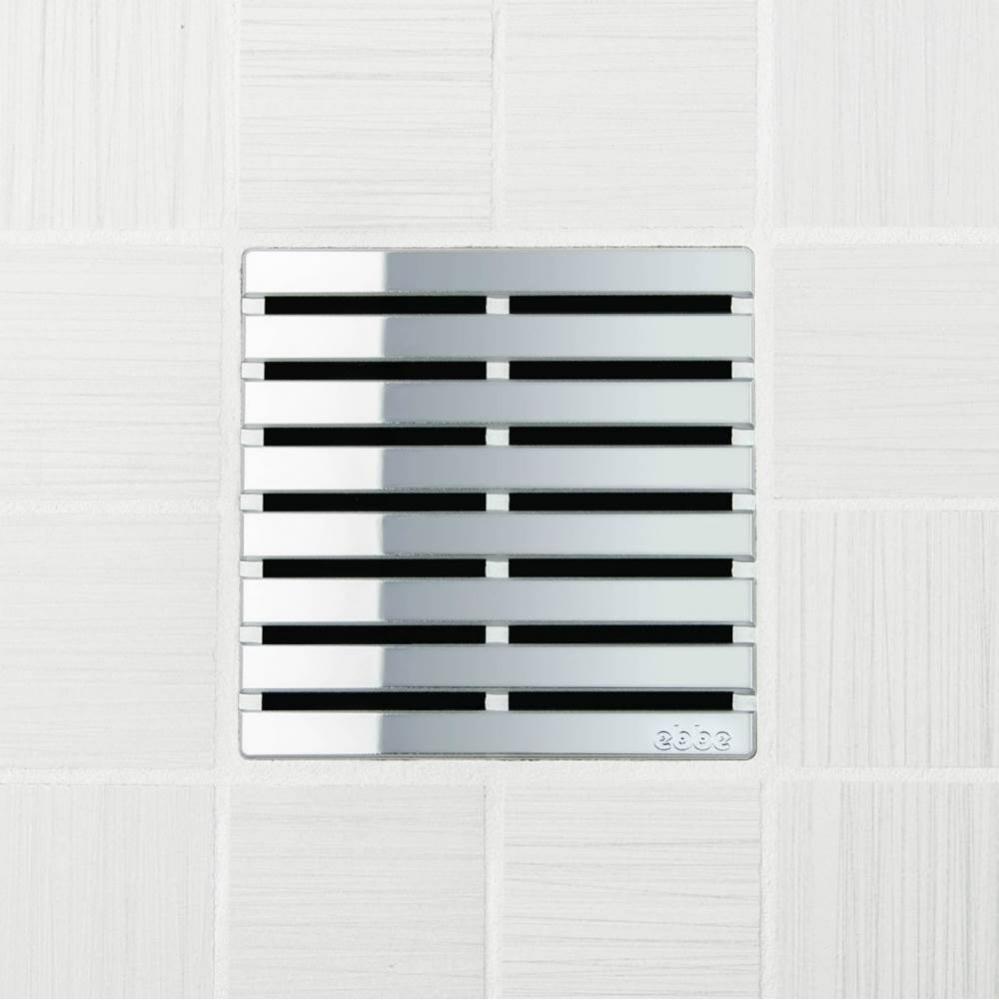 PARALLEL - Polished Chrome - Unique Drain Cover