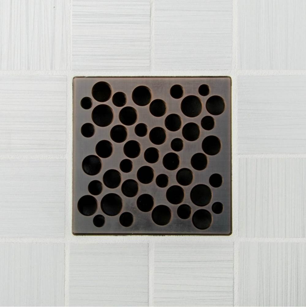 BUBBLES - Oil Rubbed Bronze - Unique Drain Cover