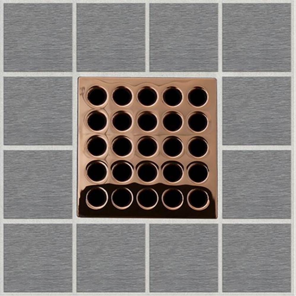 PRO Drain Cover - Polished Copper