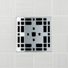 Ebbe E4801-PC - 4'' UNIQUE GRATE - PRAIRIE POLISHED CHROME