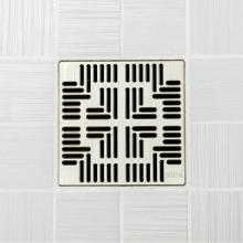 Ebbe E4804-BN - 4'' UNIQUE GRATE - NAVAJO BRUSHED NICKEL