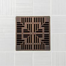 Ebbe E4804-ORB - 4'' UNIQUE GRATE - NAVAJO OIL RUBBED BRONZE