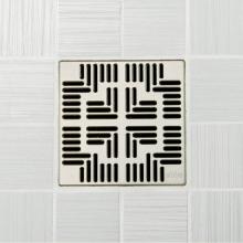Ebbe E4804-SN - 4'' UNIQUE GRATE - NAVAJO SATIN NICKEL