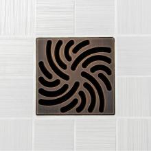 Ebbe E4806-ORB - TWISTER - Oil Rubbed Bronze - Unique Drain Cover