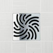 Ebbe E4806-PC - TWISTER - Polished Chrome - Unique Drain Cover