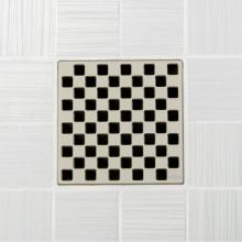 Ebbe E4807-SN - 4'' UNIQUE GRATE - WEAVE SATIN NICKEL