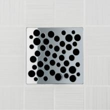 Ebbe E4812-PC - BUBBLES - Polished Chrome - Unique Drain Cover