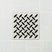 Ebbe E4813-BN - 4'' UNIQUE GRATE - DIAMOND BRUSHED NICKEL