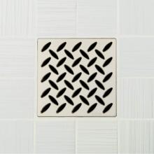 Ebbe E4813-SN - DIAMOND - Satin Nickel - Unique Drain Cover   (OOP)