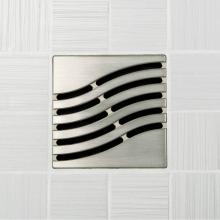 Ebbe E4814-BN - 4'' UNIQUE GRATE - TSUNAMI BRUSHED NICKEL