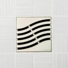 Ebbe E4814-SN - 4'' UNIQUE GRATE - TSUNAMI SATIN NICKEL