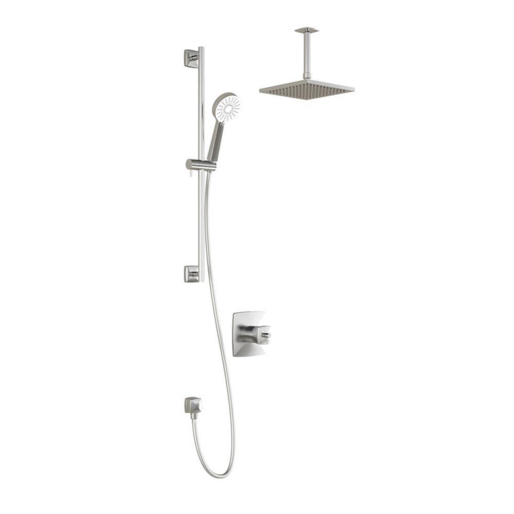 UMANI? TCD1 : Thermostatic Coaxial Shower System with Vertical Ceiling Arm
