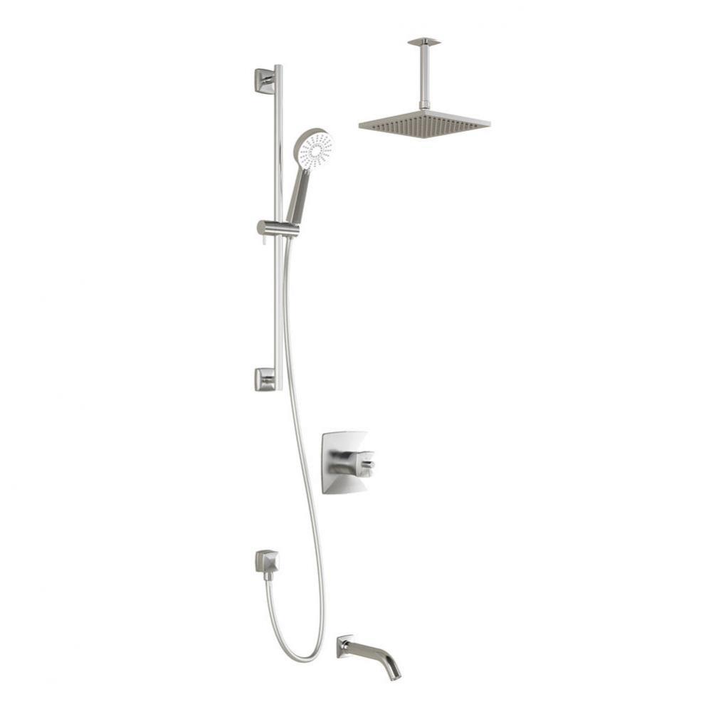 UMANI? TCD3 : Thermostatic Coaxial Shower System with Vertical Ceiling Arm