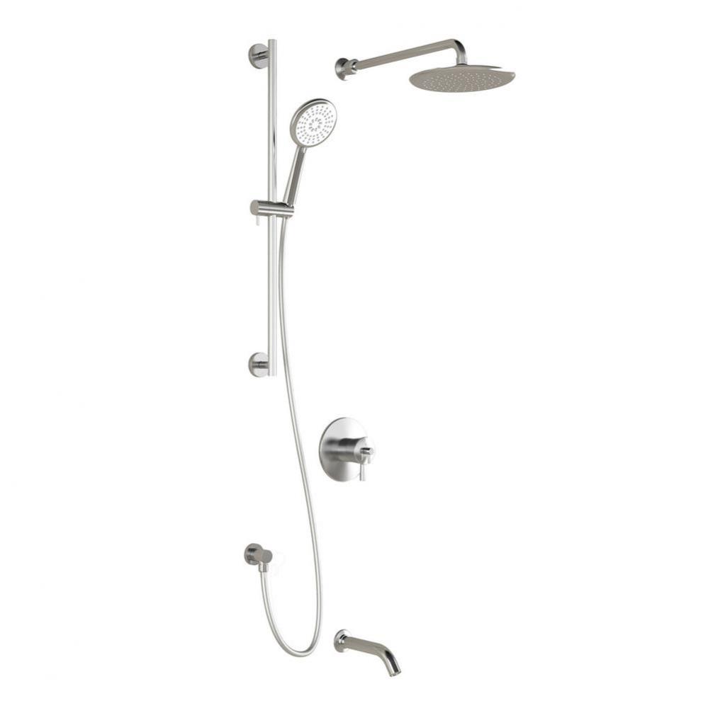 BELLINO? TCD3 : Thermostatic Coaxial Shower System with Wallarm