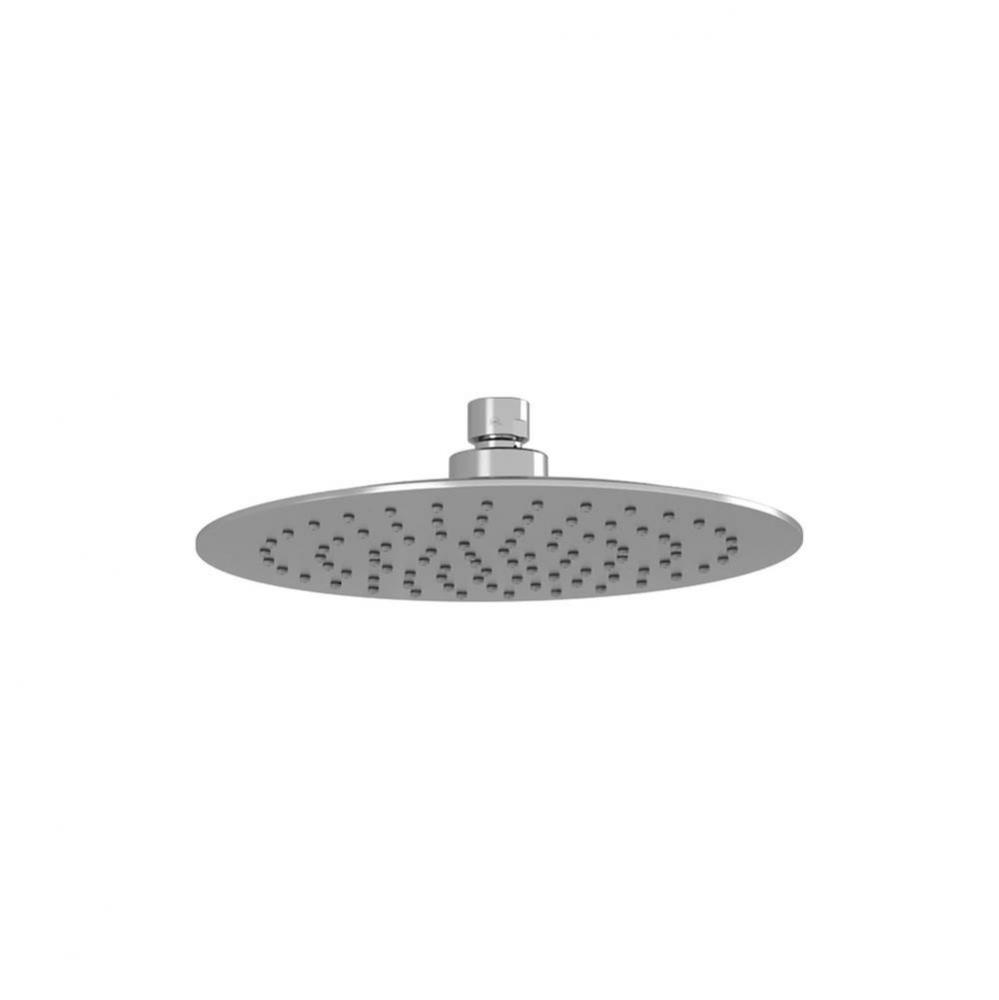 Round Domed Rain Head Shower ABS 8'' 12mm Thick Chrome