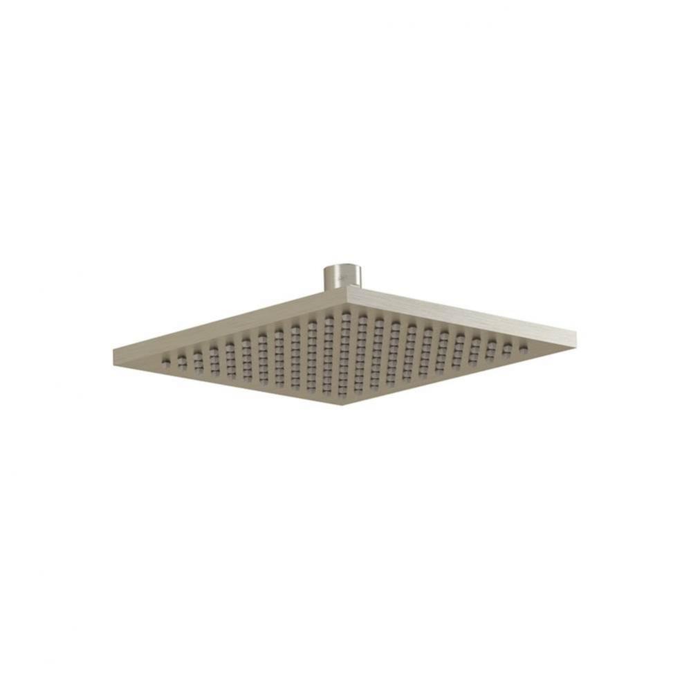 Square Rain Head ABS 10mm Thick Brushed Nickel PVD