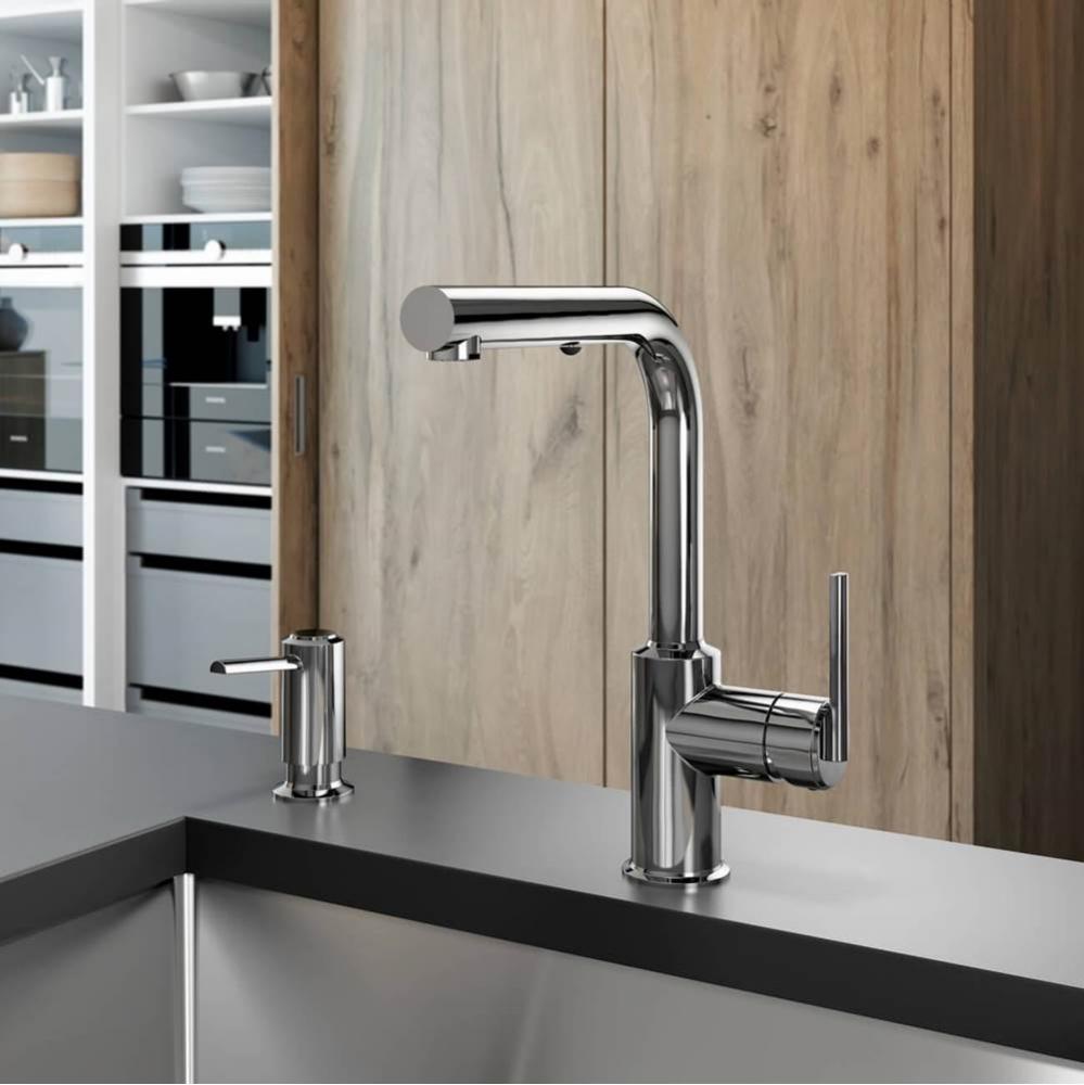 CITE surfer™ Single Handle Kitchen Faucet Pull-Out Dual Spray Chrome