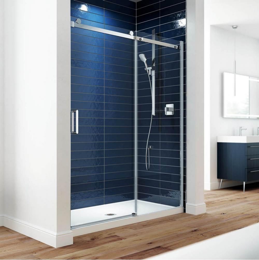 KONCEPT-II™ 48''x77'' Alcove Sliding Shower Door with Fixed and Mobile Panel