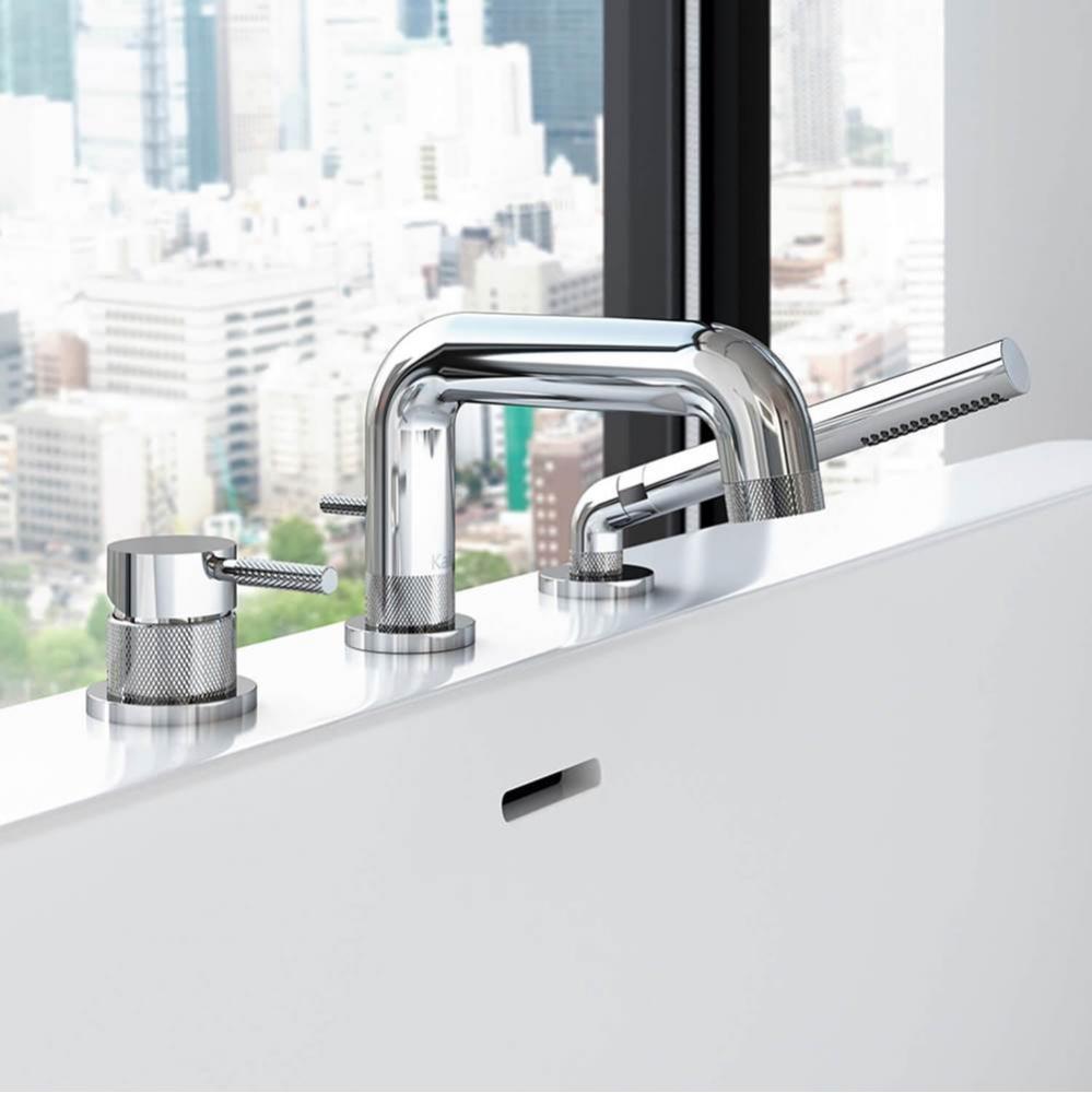 PRECISO™ 3-Piece Deckmount Tub Filler with Handshower - Cartridge Included Without Rough-in - Ch