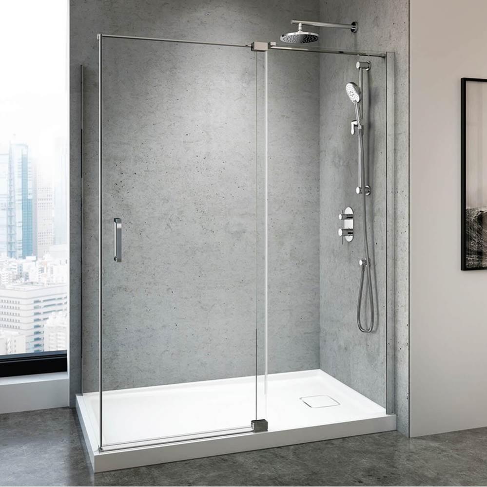 PRECISO™ TD2 (Valve Not Included)  AQUATONIK™ T/P with Diverter Shower System with Wallarm Chr