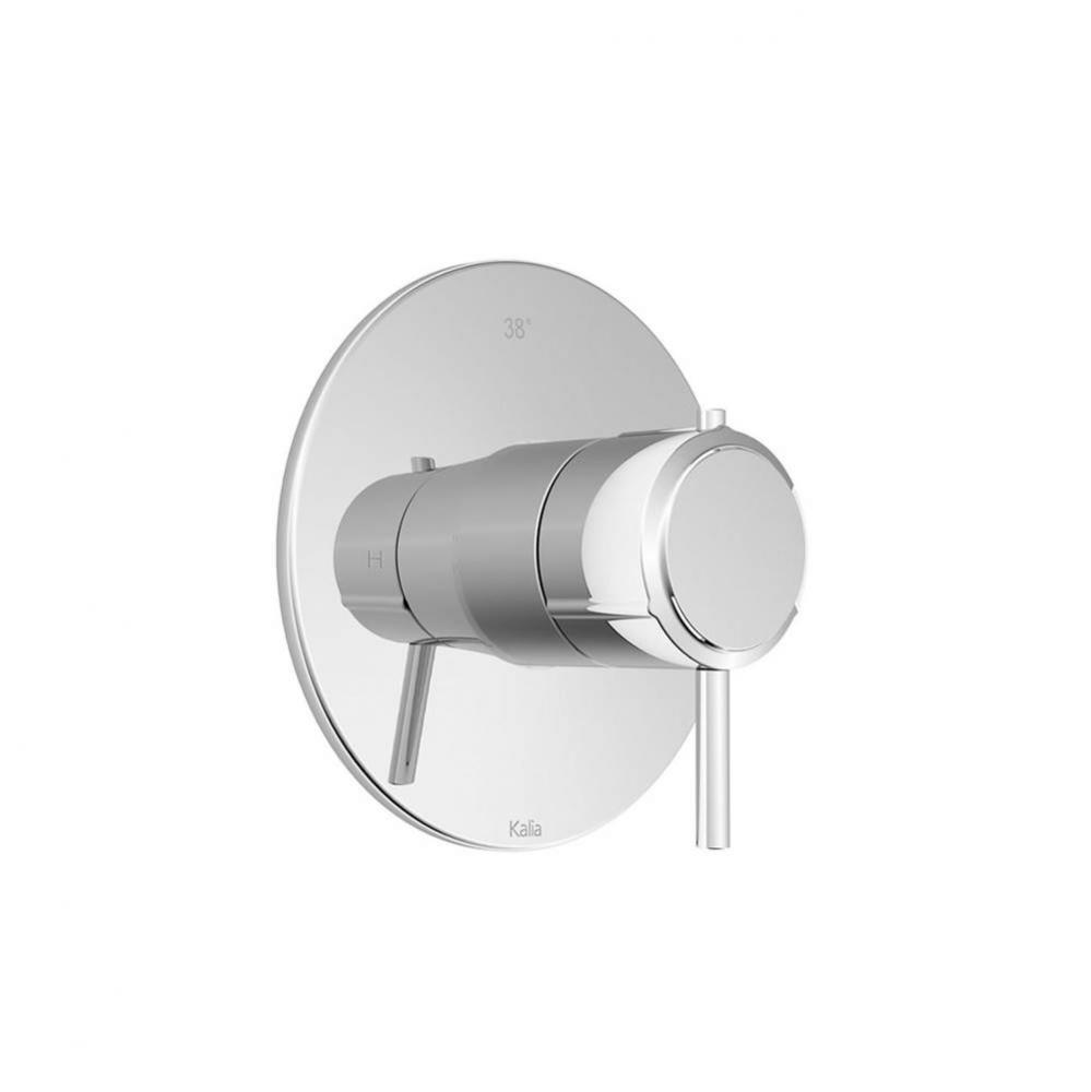 CITE™ 1/2'' Thermostatic Valve and Decorative Trim Chrome