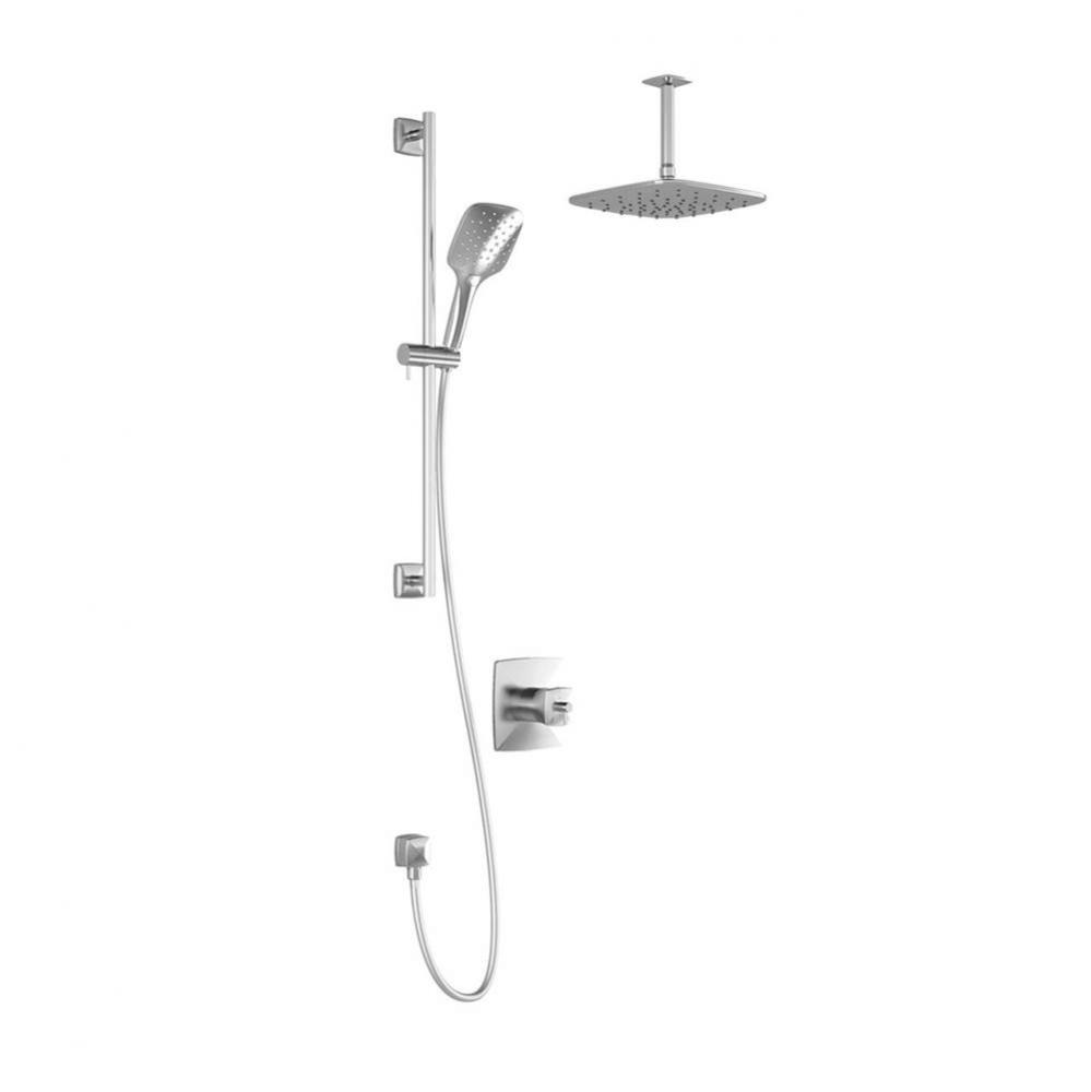 UMANI™ TCG1 PLUS : Water Efficient AQUATONIK™ T/P Coaxial Shower System with Vertical Ceiling