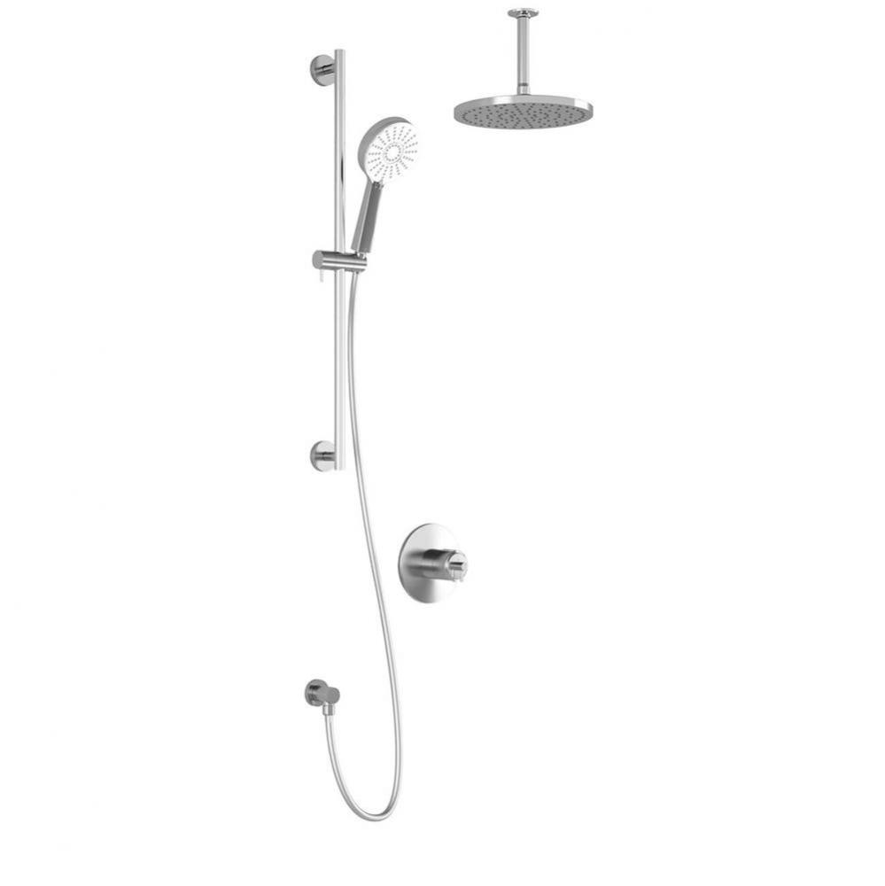 CITE™ TCG1 PLUS : Water Efficient AQUATONIK™ T/P Coaxial Shower System with Vertical Ceiling A