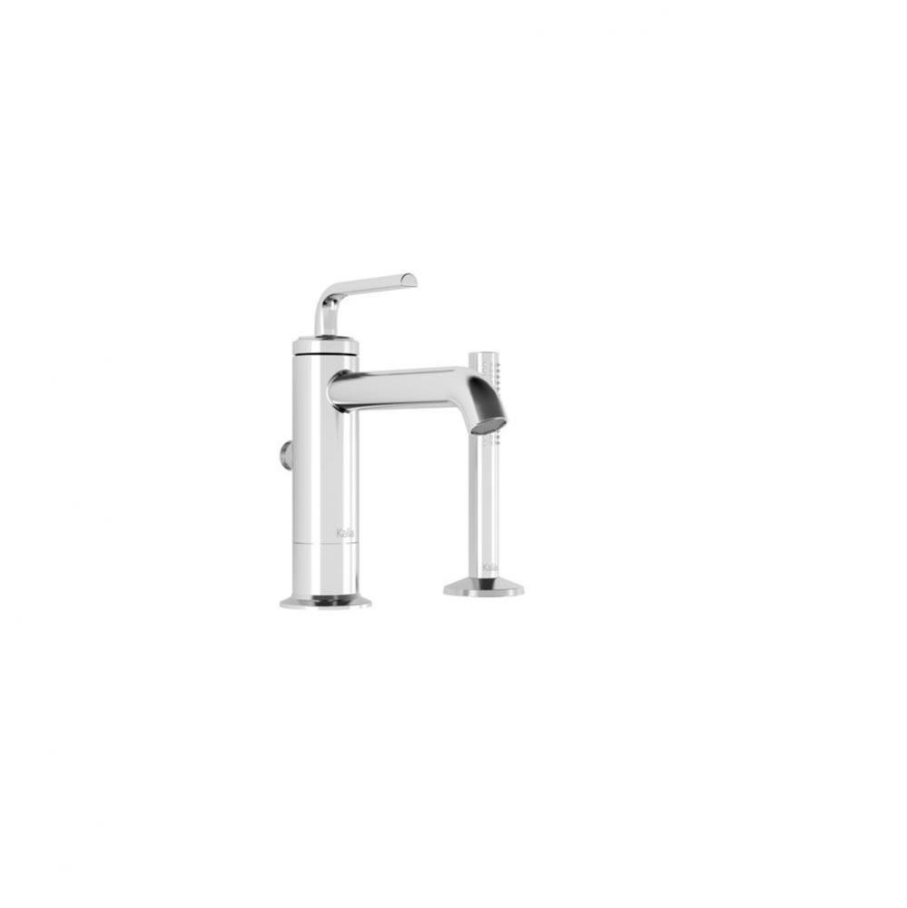 CITE™ 2-Piece Tall Deckmount Tub Filler with Handshower Chrome