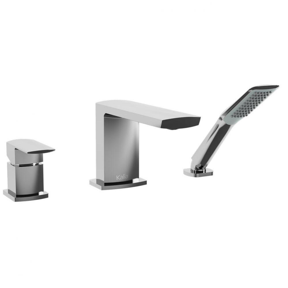 GRAFIK™ 3-Piece Deckmount Tub Filler with Handshower Chrome