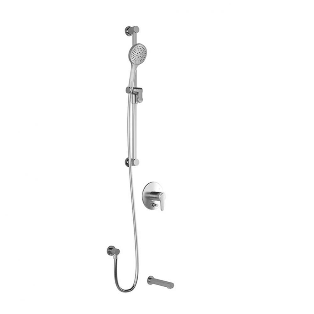 KONTOUR™ PB2 Pressure Balance Tub and Shower System Chrome