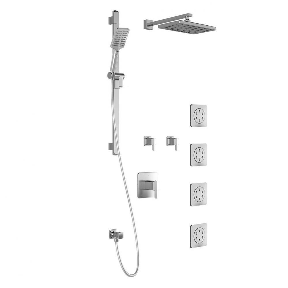 GRAFIK™ T375 PREMIA : Thermostatic Shower System with Wallarm Chrome