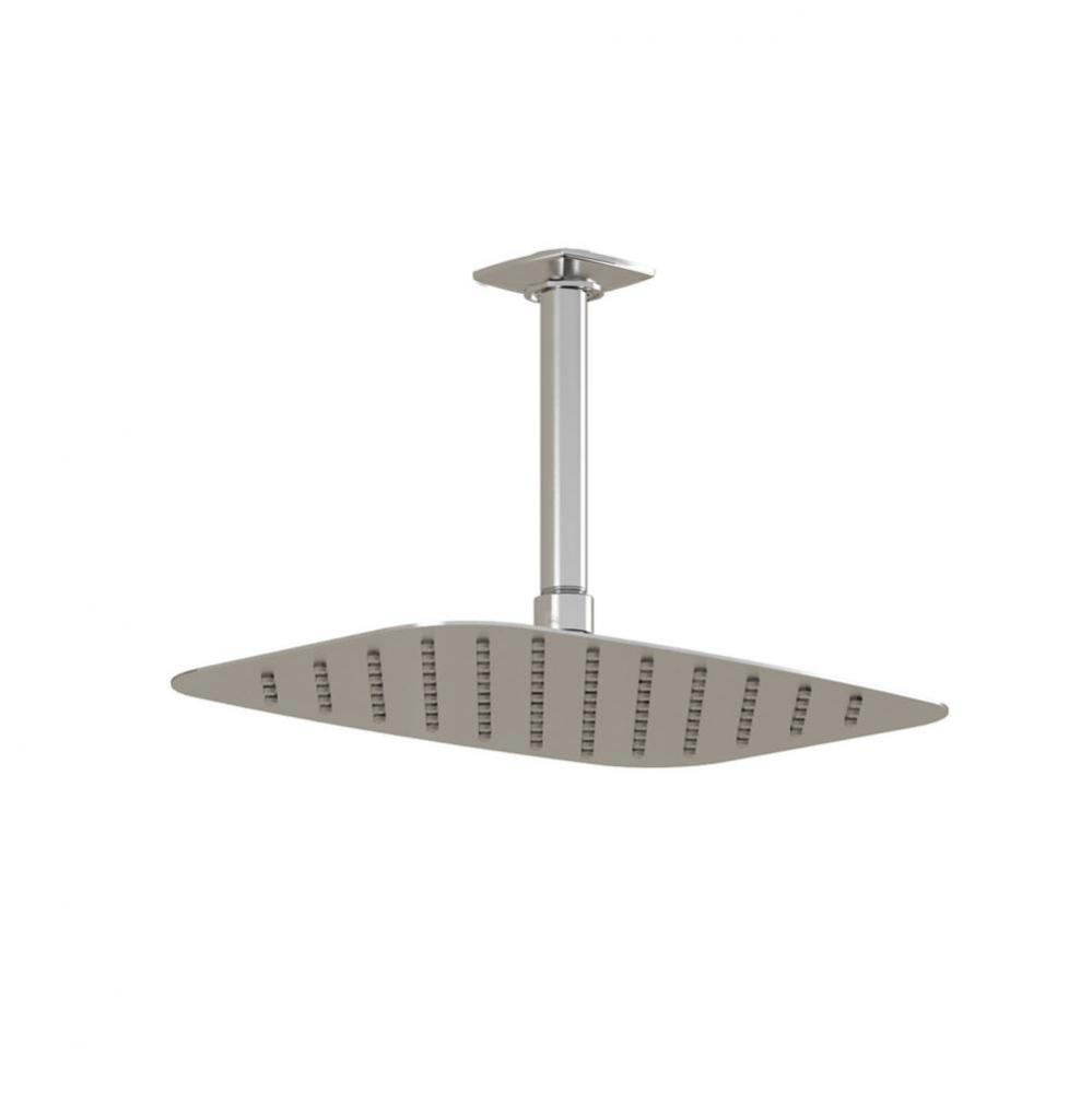 UMANI™ PREMIA 200 mm x 298 mm (7.875'' x 11.75'') Rectangular Rainhead and 1