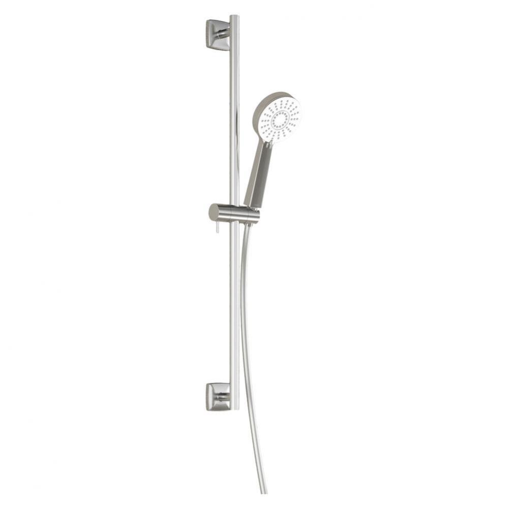 UMANI™ 2-Jet Handshower, Wallbar and 60'' Flexible and Soft PVC Hose Assembly Chrome