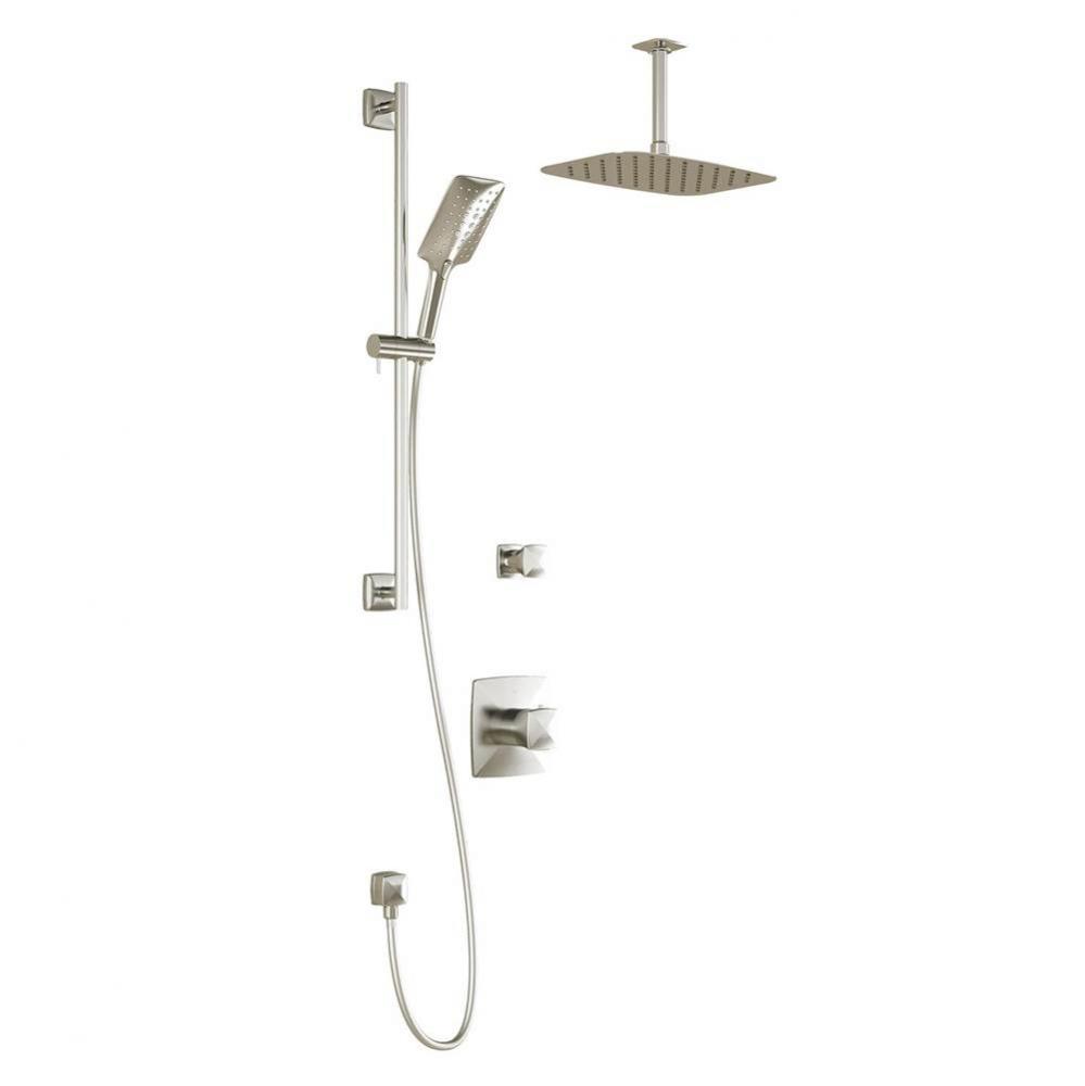 UMANI™ TD2 PREMIA : Thermostatic Shower System Vertical Ceiling Arm Chrome
