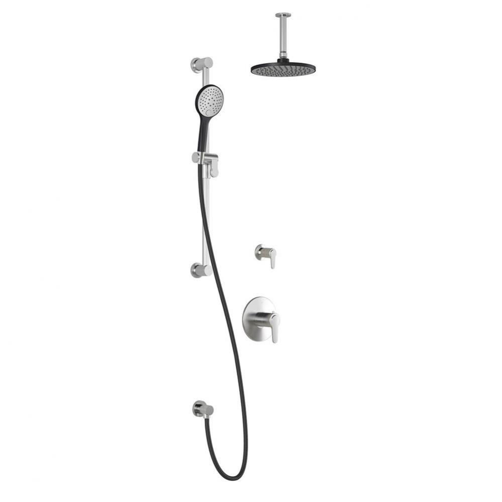 KONTOUR™ TG2 (Valves Not Included) : Water Efficient Thermostatic Shower System with Vertical Ce